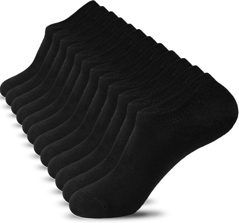 Nroktia 6/10 Pairs Non Slip No Show Socks Womens and Mens Low Cut Invisible Liner Ankle Socks - Image 1